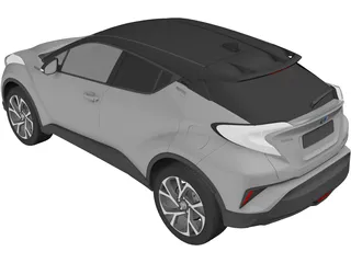 Toyota C-HR (2017) 3D Model