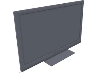 Panasonic TX-P46ST30B Plasma TV 3D Model