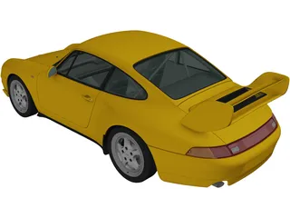 Porsche 911 Carrera Clubsport (1995) 3D Model