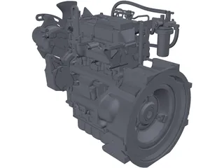 Yanmar 3TNV70 3D Model