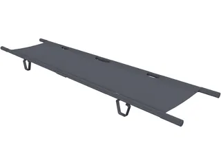 Ambulance Stretcher 3D Model