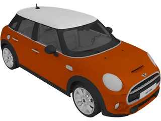 Mini Cooper S 5-door 3D Model