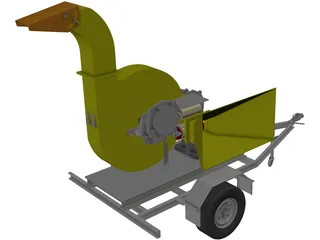 Wood Chipper 3D Model