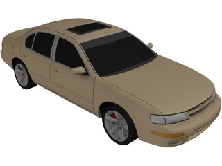 Nissan Maxima GLE (1998) 3D Model