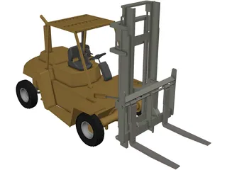 Fork Lift 3D Model