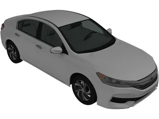 Honda Accord 2016 3D Model