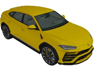 Lamborghini Urus (2019) 3D Model