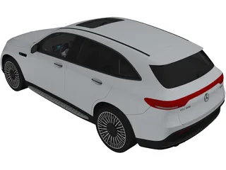 Mercedes-Benz EQC 400 (2020) 3D Model