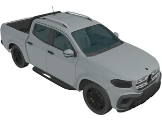 Mercedes-Benz X-Class (2018) 3D Model