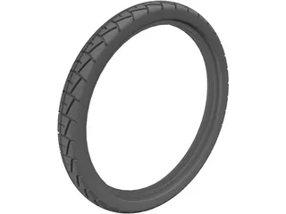 Moped 20in Tire 3D Model