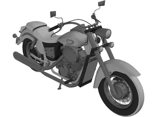 Honda VT400 Shadow 3D Model