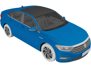 Volkswagen Jetta SEL (2019) 3D Model