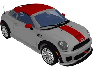 Mini Cooper S Coupe (2012) 3D Model