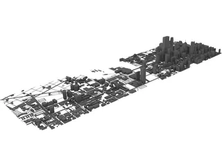 Philadelphia City 3D Model