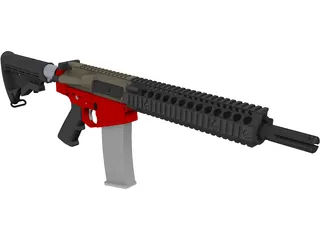 AR-15 3D Model