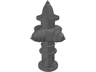 Fire Hydrant 3D Model