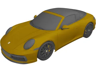 Porsche 911 [992] Targa (2019) 3D Model