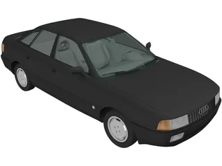 Audi 80 [B3] (1986) 3D Model