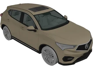 Acura CDX (2016) 3D Model