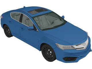 Acura ILX (2016) 3D Model