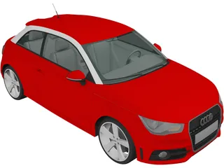 Audi A1 (2010) 3D Model