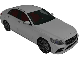 Mercedes-Benz C-Class (W205) (2018) 3D Model