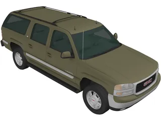 GMC Yukon XL (2000) 3D Model