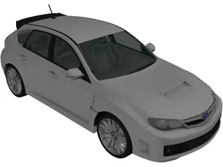 Subaru Impreza WRX Sti (2010) 3D Model