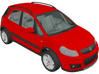 Suzuki SX4 (2010) 3D Model