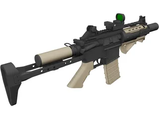 M4 CXP 3D Model