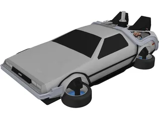 DeLorean DMC-12 3D Model