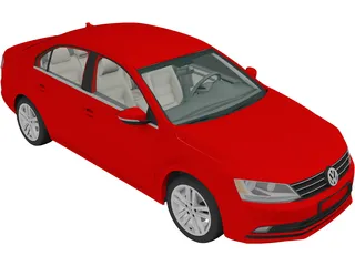 Volkswagen Jetta (2015) 3D Model