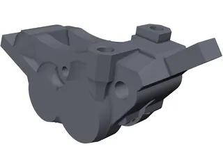 Shimano Zee Calliper 3D Model