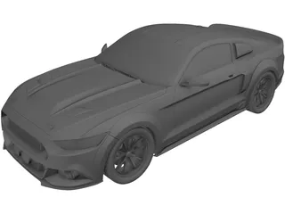 Ford Mustang GT500 Eleanor (2015) 3D Model