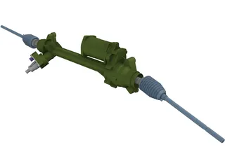 BMW X3 F25 Steering Rack 3D Model