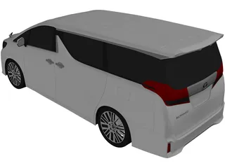 Toyota Alphard (2016) 3D Model