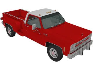 GMC Sierra Grande 454 (1979) 3D Model