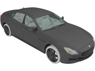 Maserati Quattroporte 3D Model