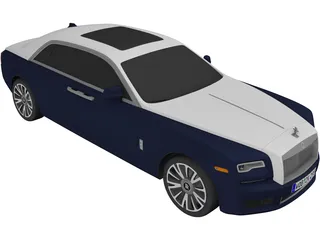 Rolls-Royce Ghost (2018) 3D Model