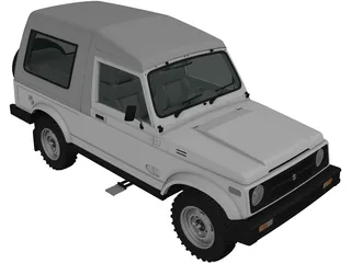 Suzuki Gypsy (2016) 3D Model