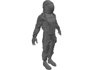 Astronaut 3D Model