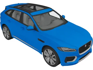 Jaguar F-Pace S (2017) 3D Model