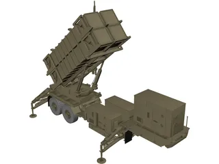 Patriot MIM-104 3D Model