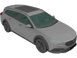 Opel Insignia Country Tourer (2017) 3D Model