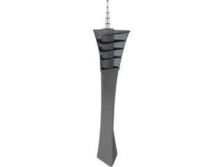 Airport Tower 3D Model