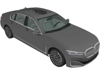 BMW 750Li (2019) 3D Model