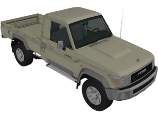 Toyota Land Cruiser [J79] (2007) 3D Model