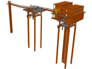 Oil Platform 3D Model