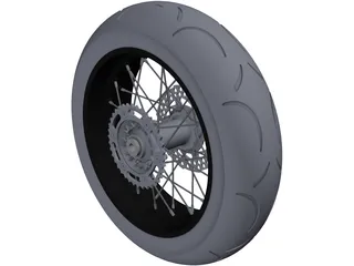 Wheel 5,0x17 3D Model