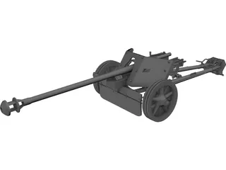 PAK 40 3D Model